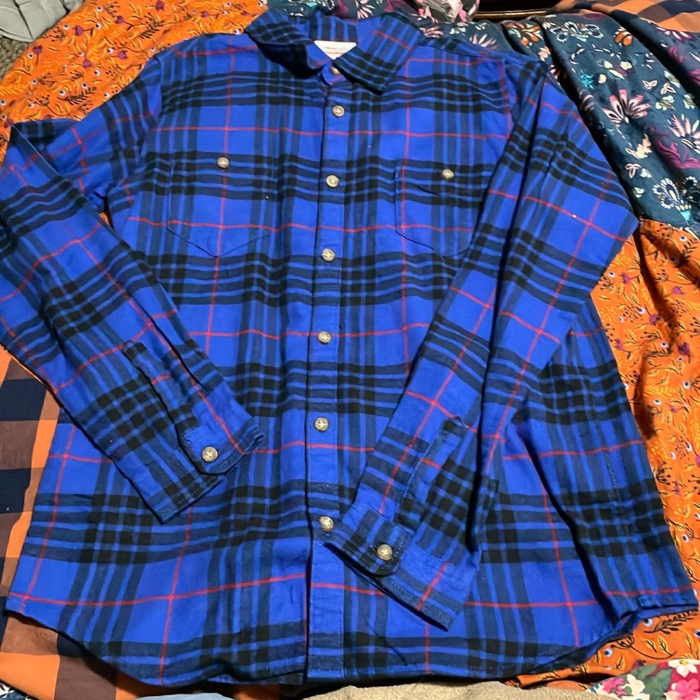 🆕Hanna Andersson size 150 (12) flannel shirt- NWT
